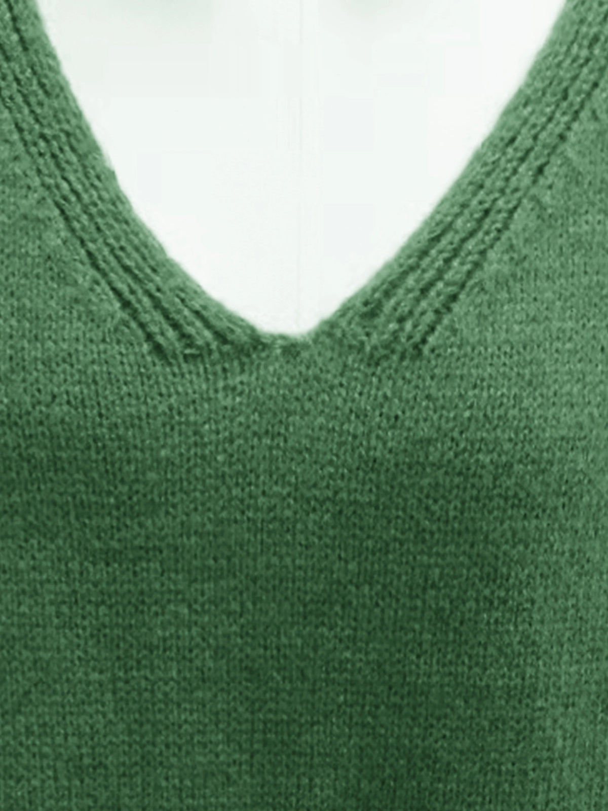 Pull col V ample, col en V, vue 2