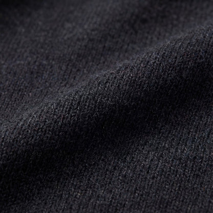 Pull demi-zip en maille, détail de la maille