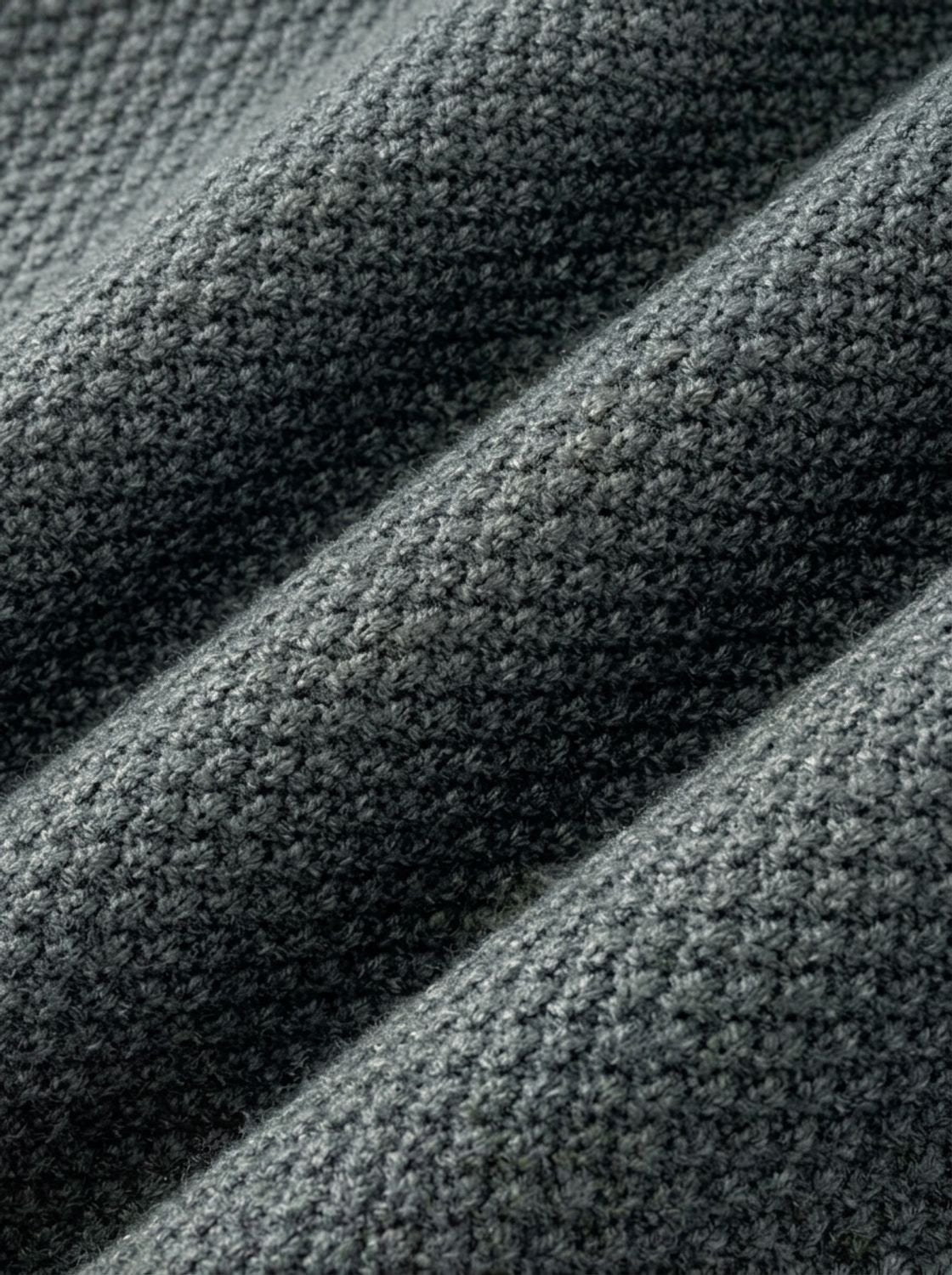 Pull jacquard col montant, vue 10