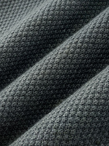 Pull jacquard col montant, vue 10