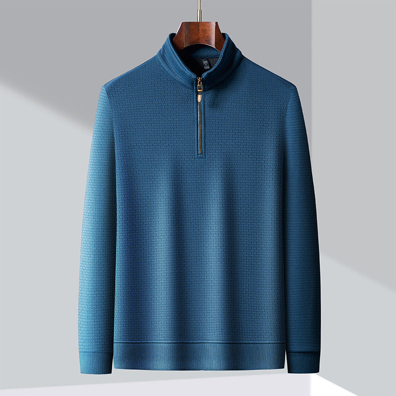 Pull gaufré à quart de zip, vue 2