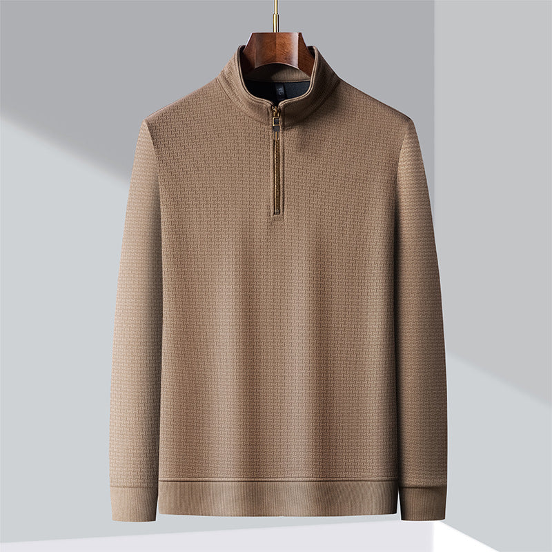 Pull gaufré à quart de zip, vue 4