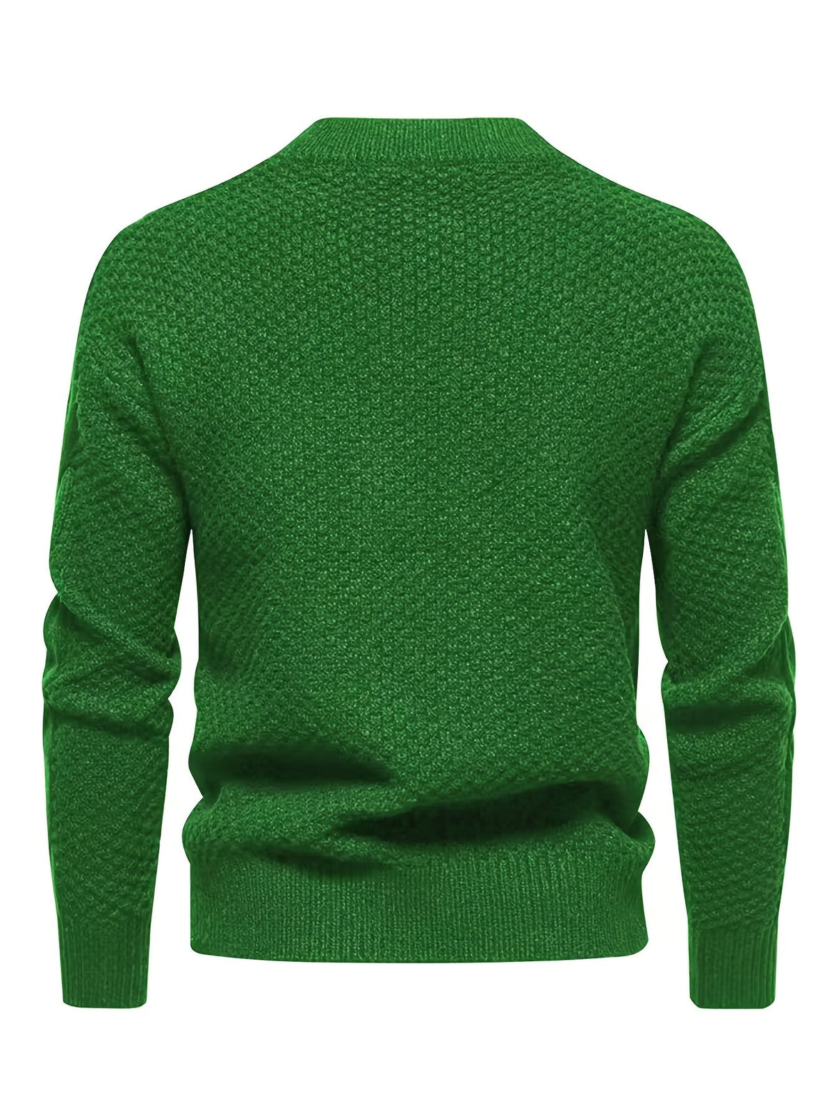 Pull à torsades et col rond, vue 8