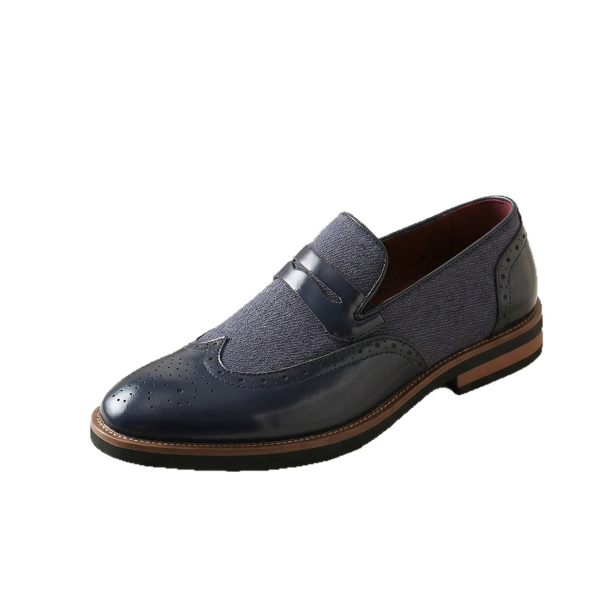 Mocassins à bout golf perforé, vue 5