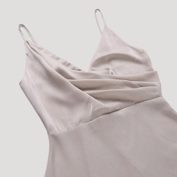 Robe longue à fente