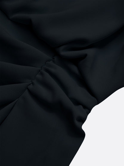 Robe midi drapée sans manches, vue supplémentaire 12
