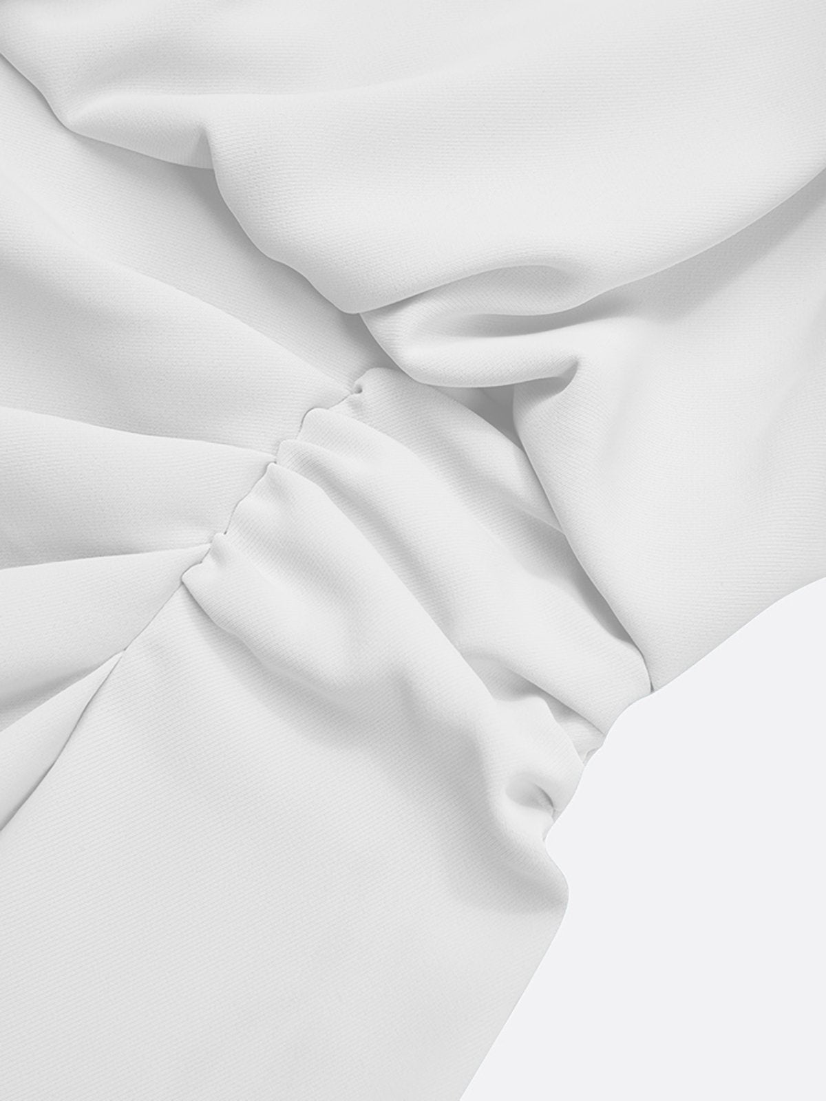 Robe midi drapée sans manches, vue supplémentaire 18