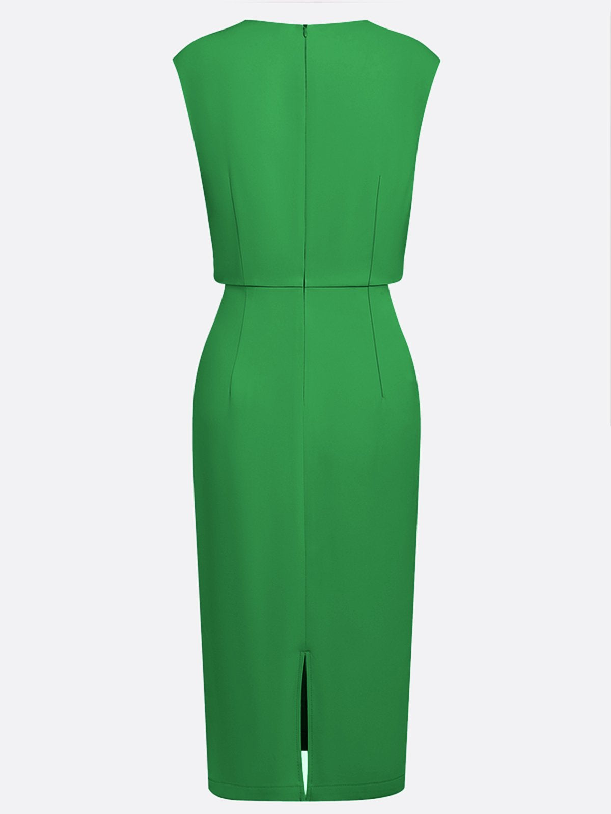 Robe midi drapée sans manches, vue supplémentaire 23