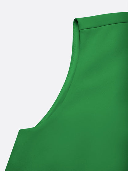 Robe midi drapée sans manches, vue supplémentaire 25