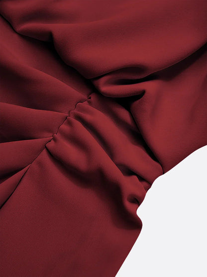 Robe midi drapée sans manches, vue supplémentaire 30