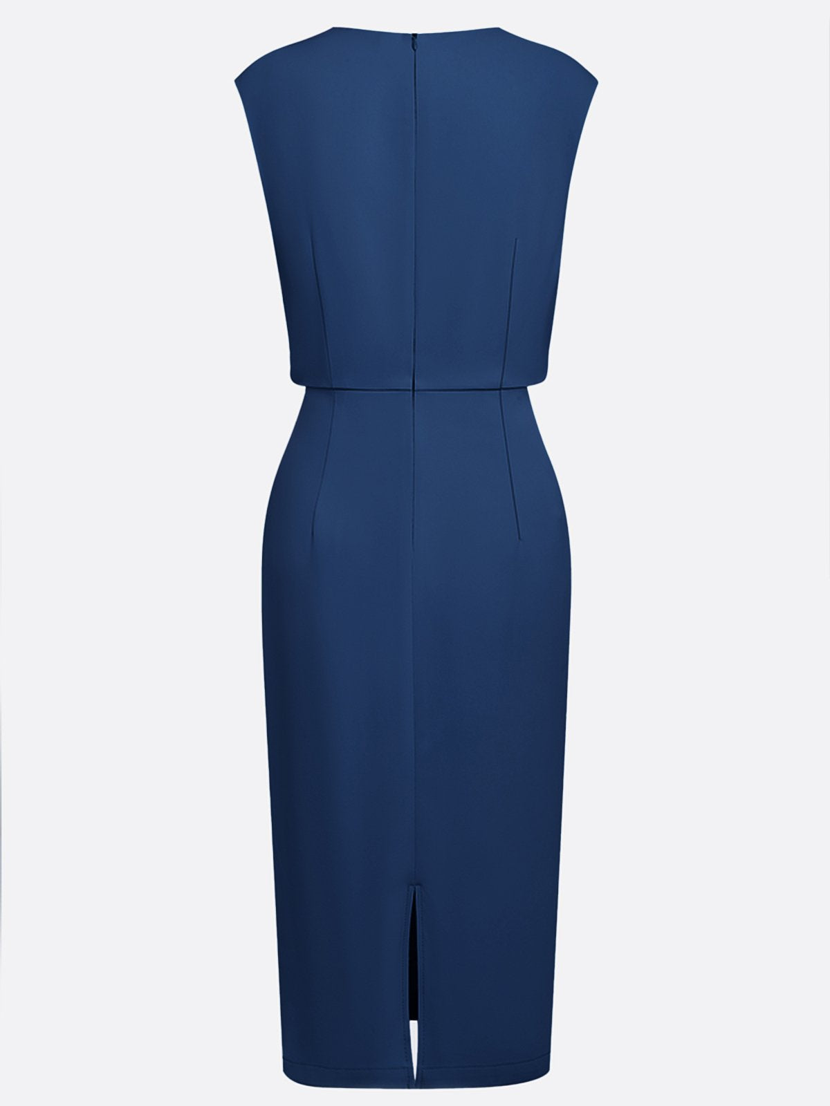 Robe midi drapée sans manches, vue supplémentaire 37
