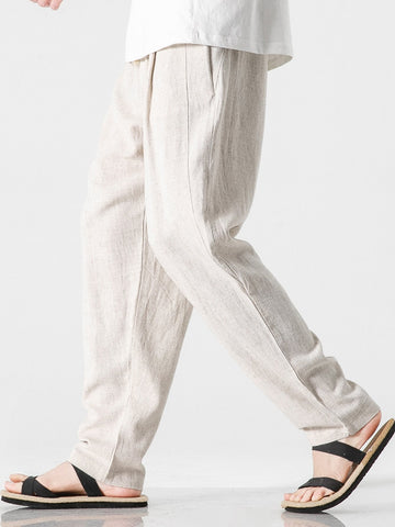 Pantalon décontracté à cordon