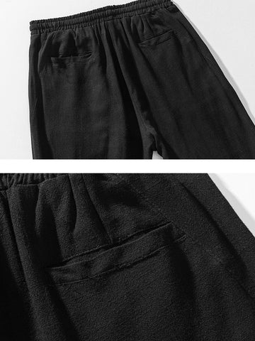 Pantalon décontracté à cordon