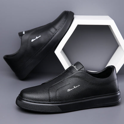 Sneakers sans lacets en cuir | By Old Money