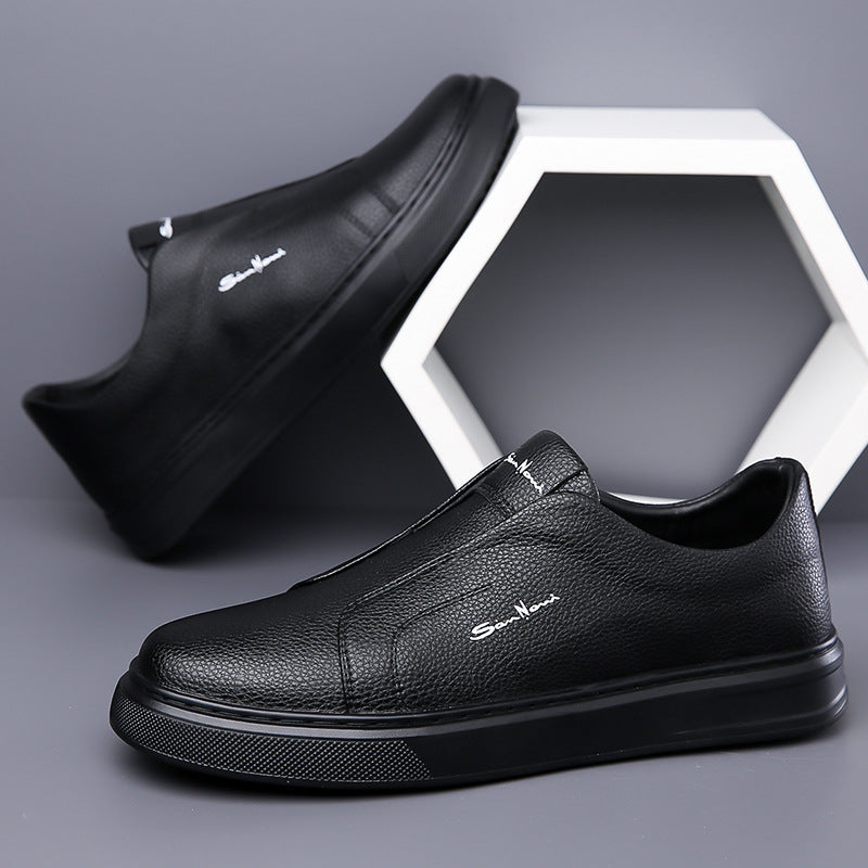 Sneakers sans lacets en cuir | By Old Money