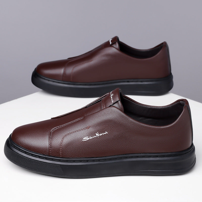 Sneakers sans lacets en cuir | By Old Money