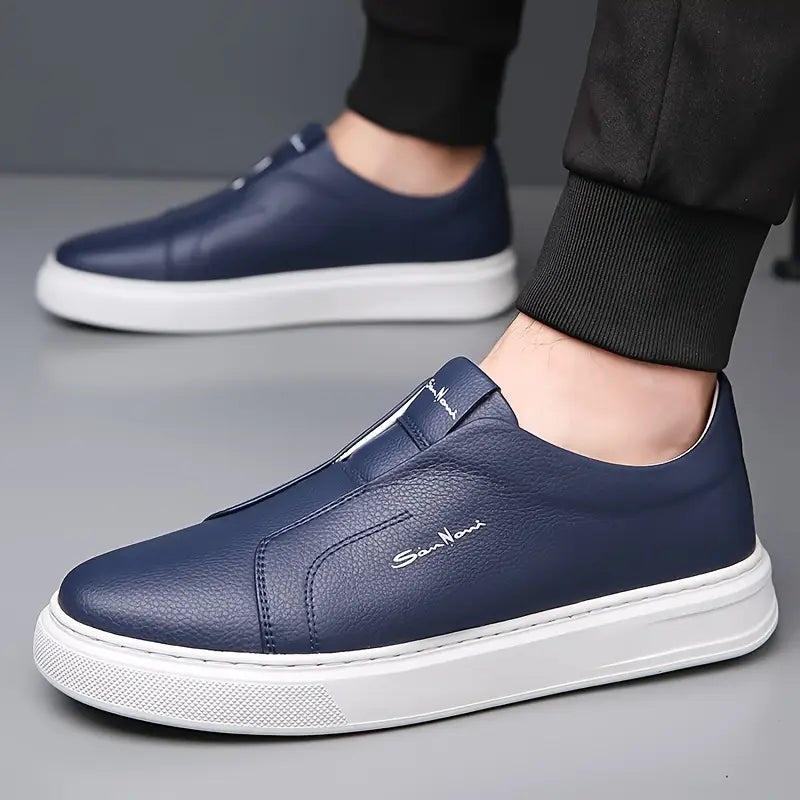 Sneakers sans lacets en cuir | By Old Money