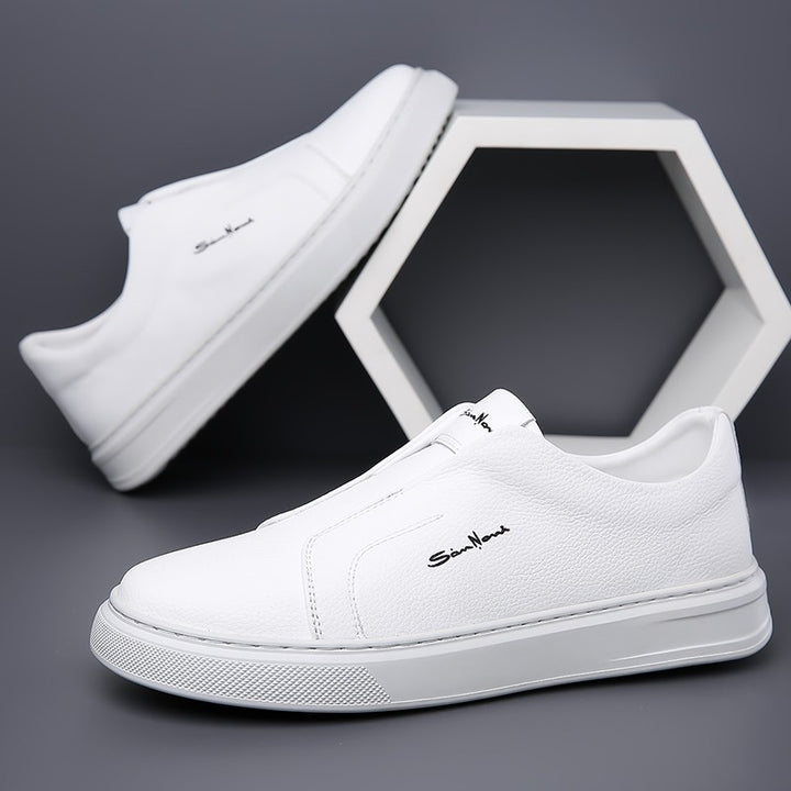 Sneakers sans lacets en cuir | By Old Money