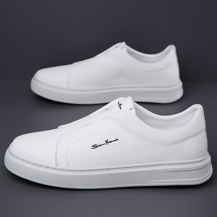 Sneakers sans lacets en cuir | By Old Money