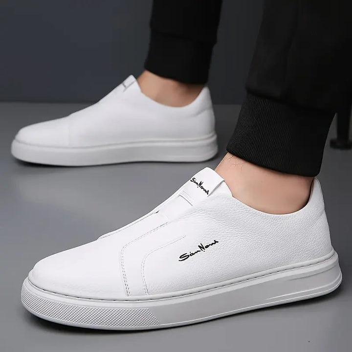 Sneakers sans lacets en cuir | By Old Money