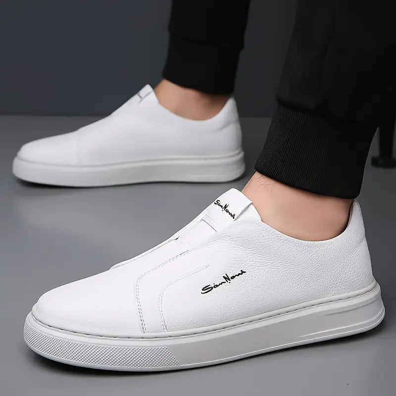 Sneakers sans lacets en cuir | By Old Money