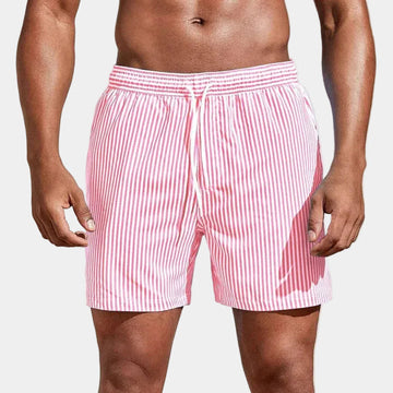 Short rayé à cordon