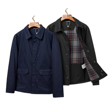 Veste minimaliste structurée