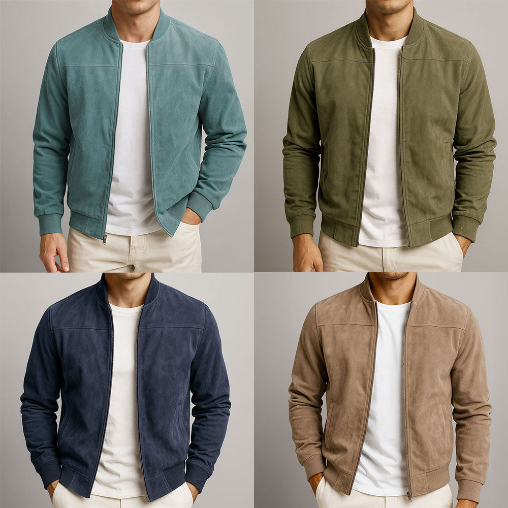 Suede Leather Jacket | By Old Money