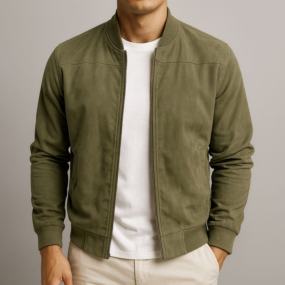Suede Leather Jacket | By Old Money