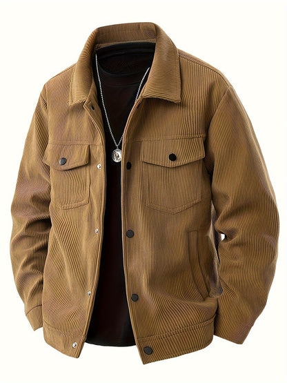 Surchemise à col chemise, camel