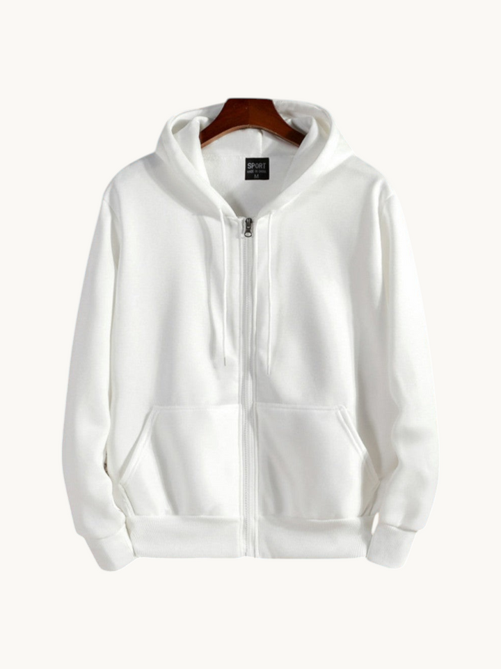 Sweat à capuche in Blanc | By Old Money