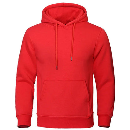 Sweat à capuche uni à cordon, autre vue
