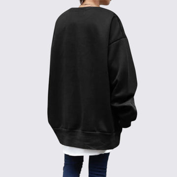 Sweat oversize col rond