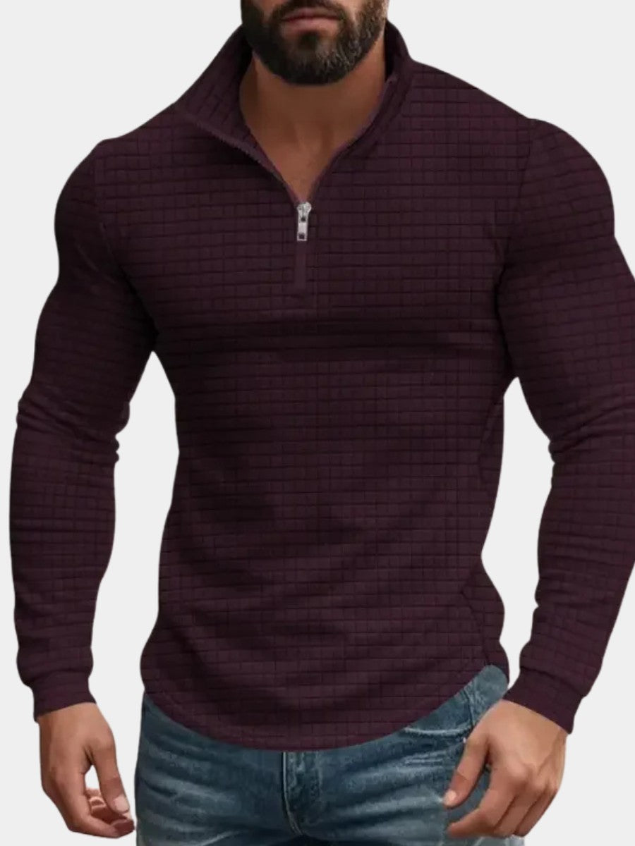 Sweat quart de zip, vue 1