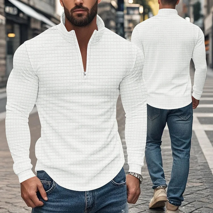 Sweat quart de zip, vue 5
