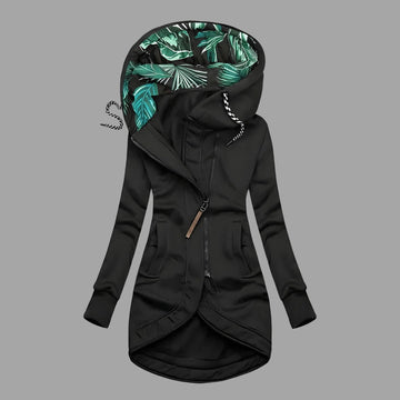 Veste à capuche zippée