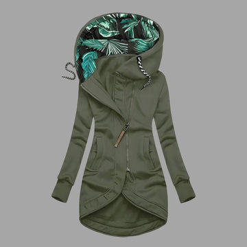 Veste à capuche zippée