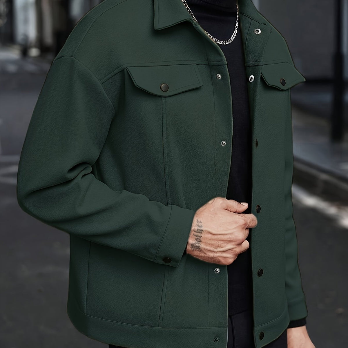 Veste boutonnée à poches, vue 10