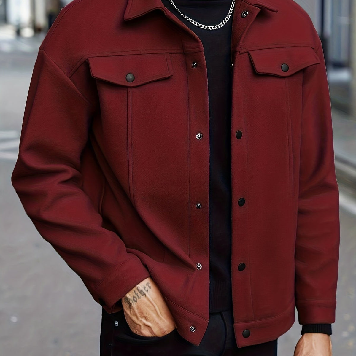 Veste boutonnée à poches, vue 12