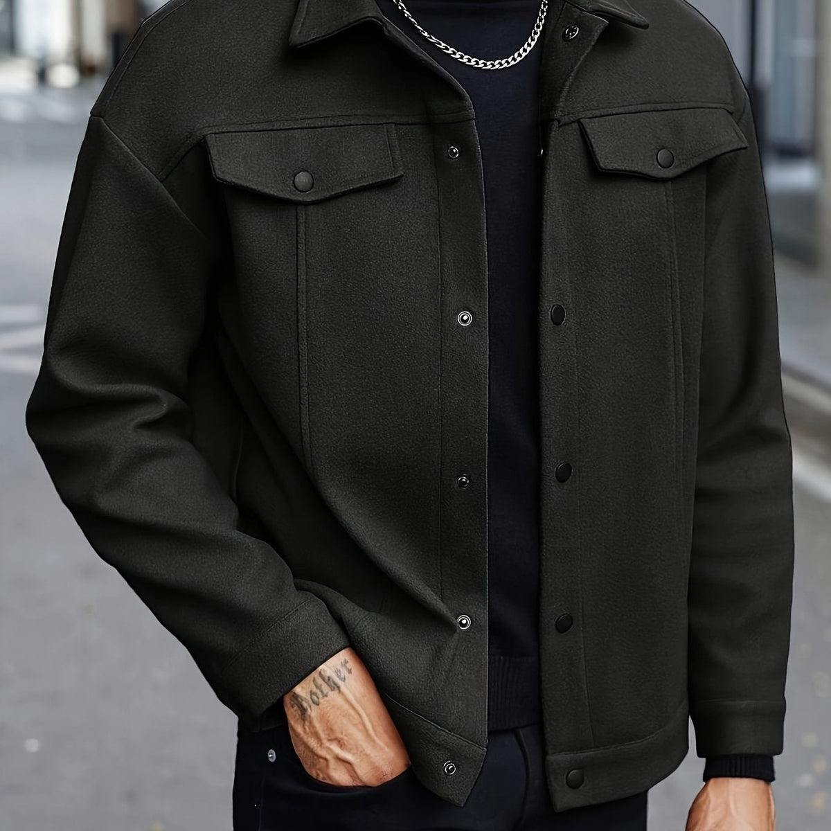 Veste boutonnée à poches, vue 9
