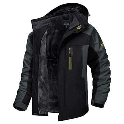 Veste d'extérieur à capuche in Noir | By Old Money