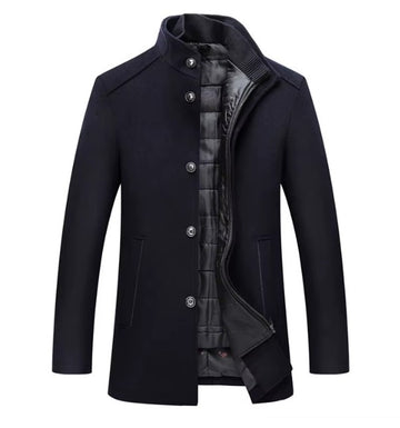 Veste d'hiver rembourrée col mao