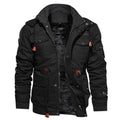 Veste doublée polaire, noir