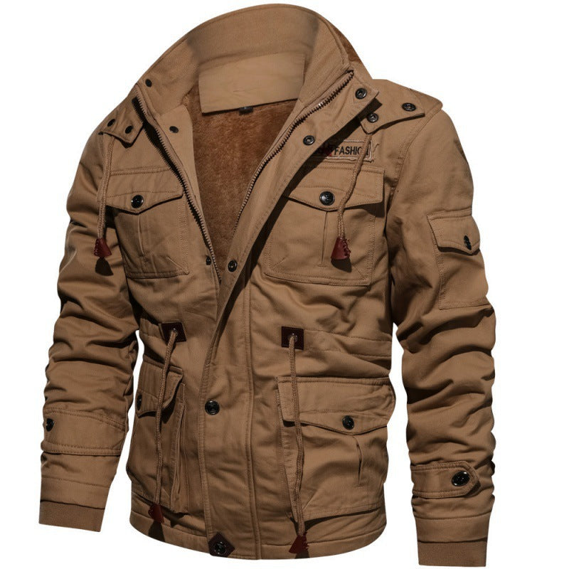 Veste doublée polaire, camel