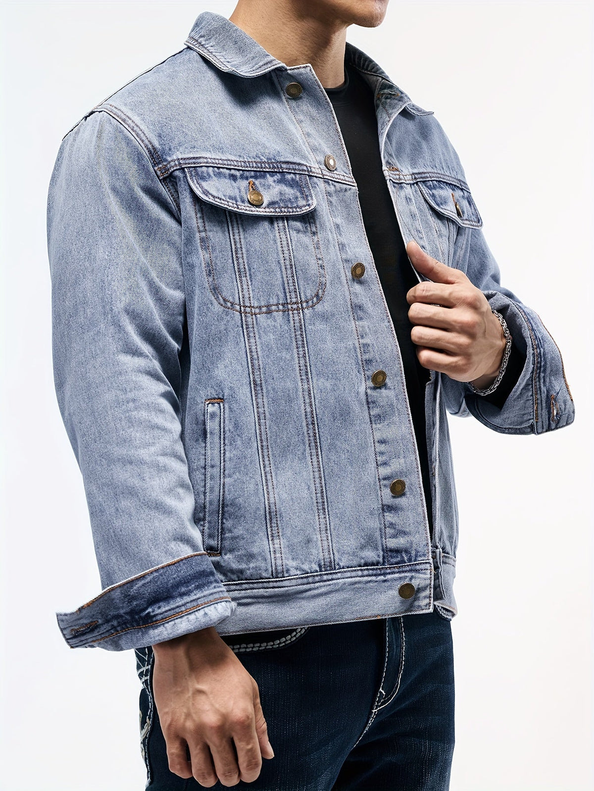 Veste en jean classique, vue 10