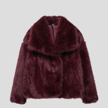Veste en fausse fourrure