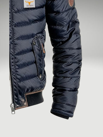 Veste matelassée à col mao