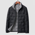 Veste matelassée col montant in Black | By Old Money