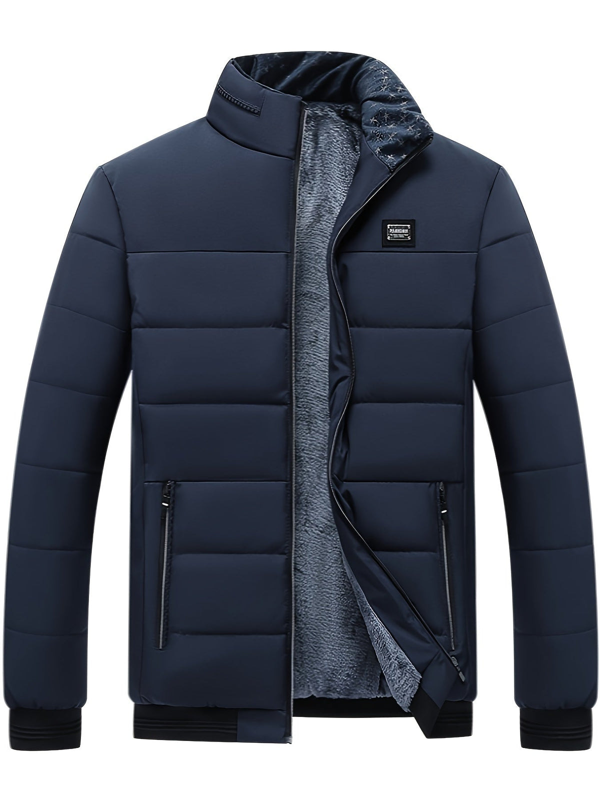Veste matelassée doublée, bleu