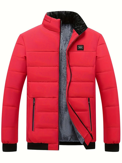 Veste matelassée doublée, rouge
